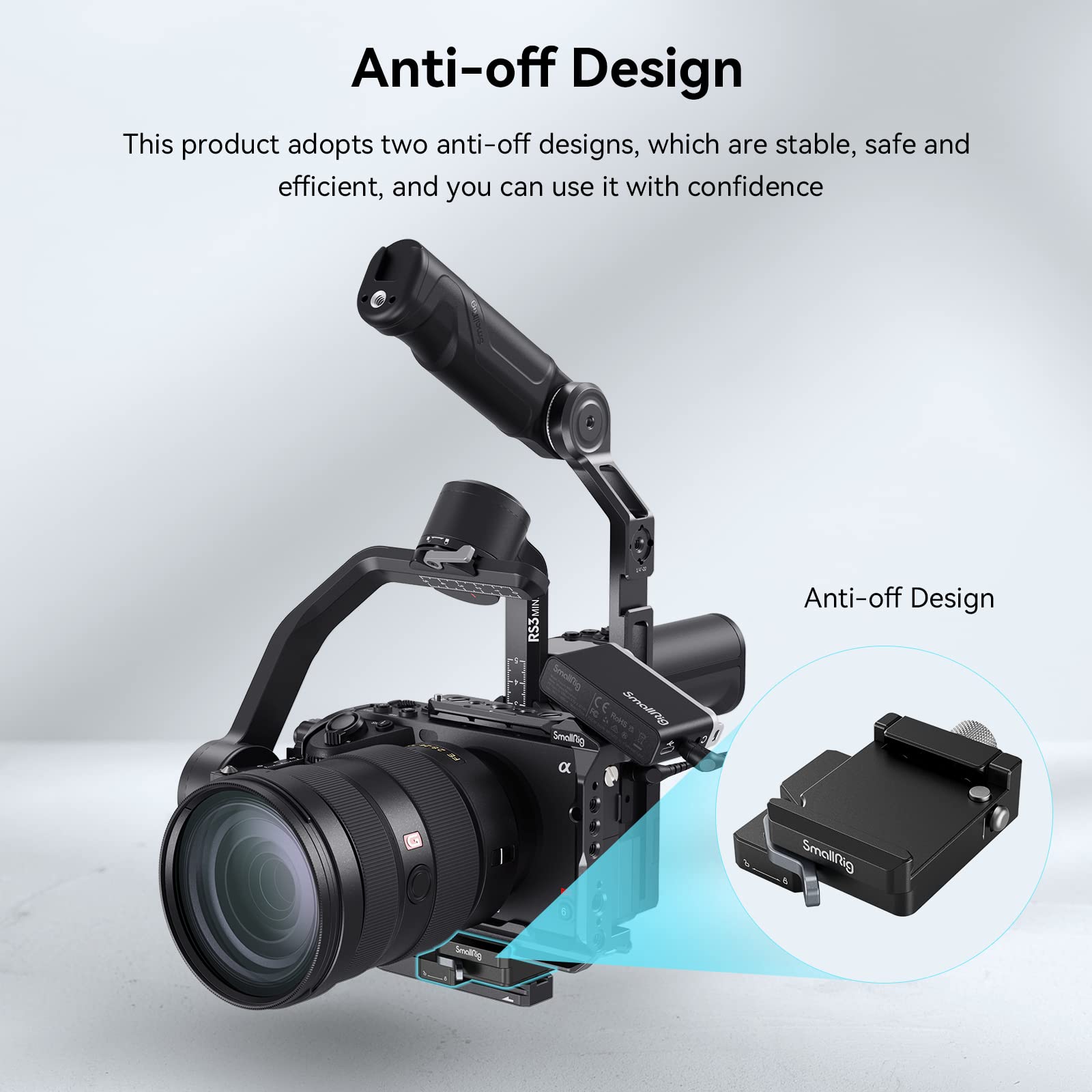 Foto 4 | Pinza De Liberación Rápida Smallrig Rs 3 Mini Para Dji Rs 3 Mini - Venta Internacional.