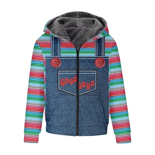 Foto 1 | Venta Internacional-Chamarra con Capucha Guantnig Multicolor para Niño