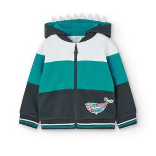 Foto 3 | Chaqueta de Felpa Boboli Multicolor para Niño