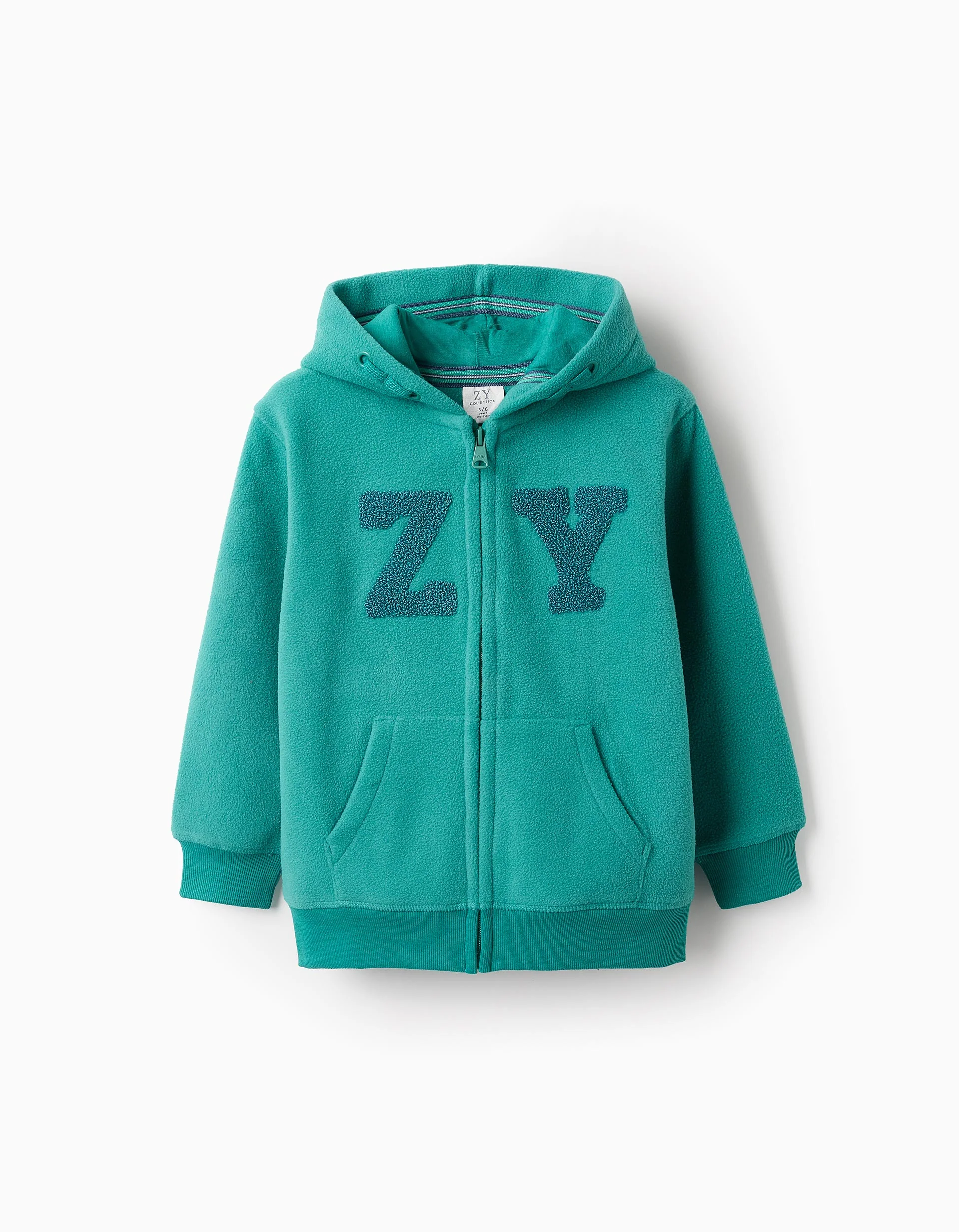 Chaqueta Polar Con Capucha Para Niño Zyverde Zippy