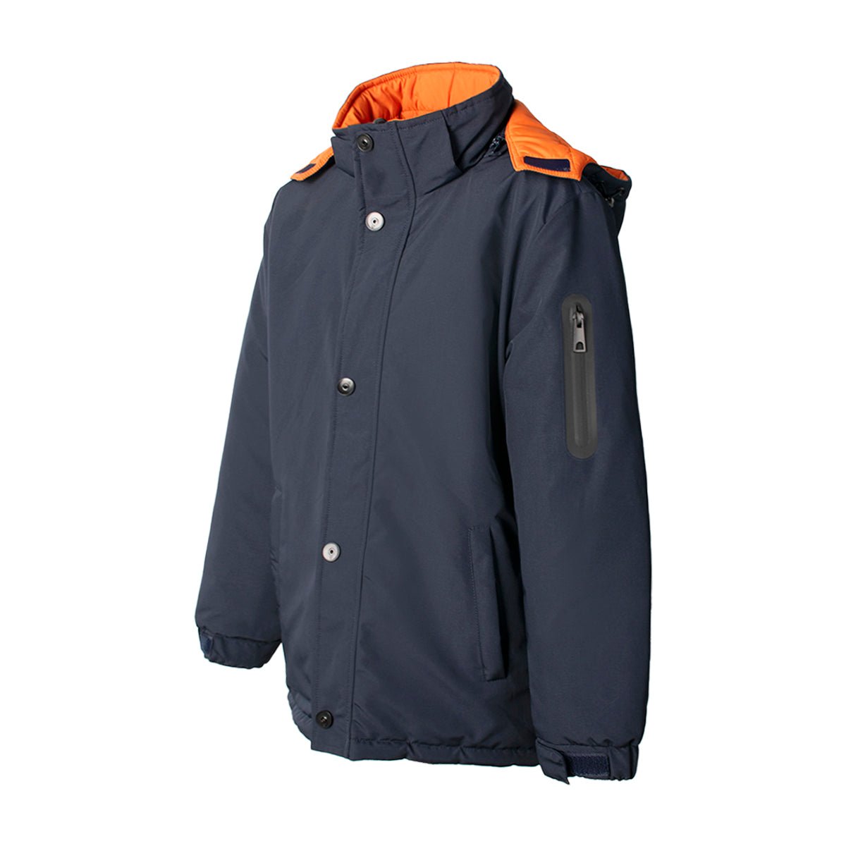 Foto 1 | Chamarra Doble Vista Con Gorro Desmontable Greenlander Niño Azul Marino