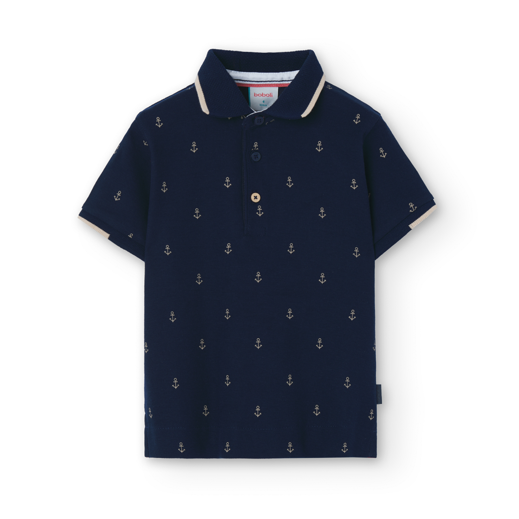 Foto 2 pulgar | Playera Polo Pique Boboli para Niño