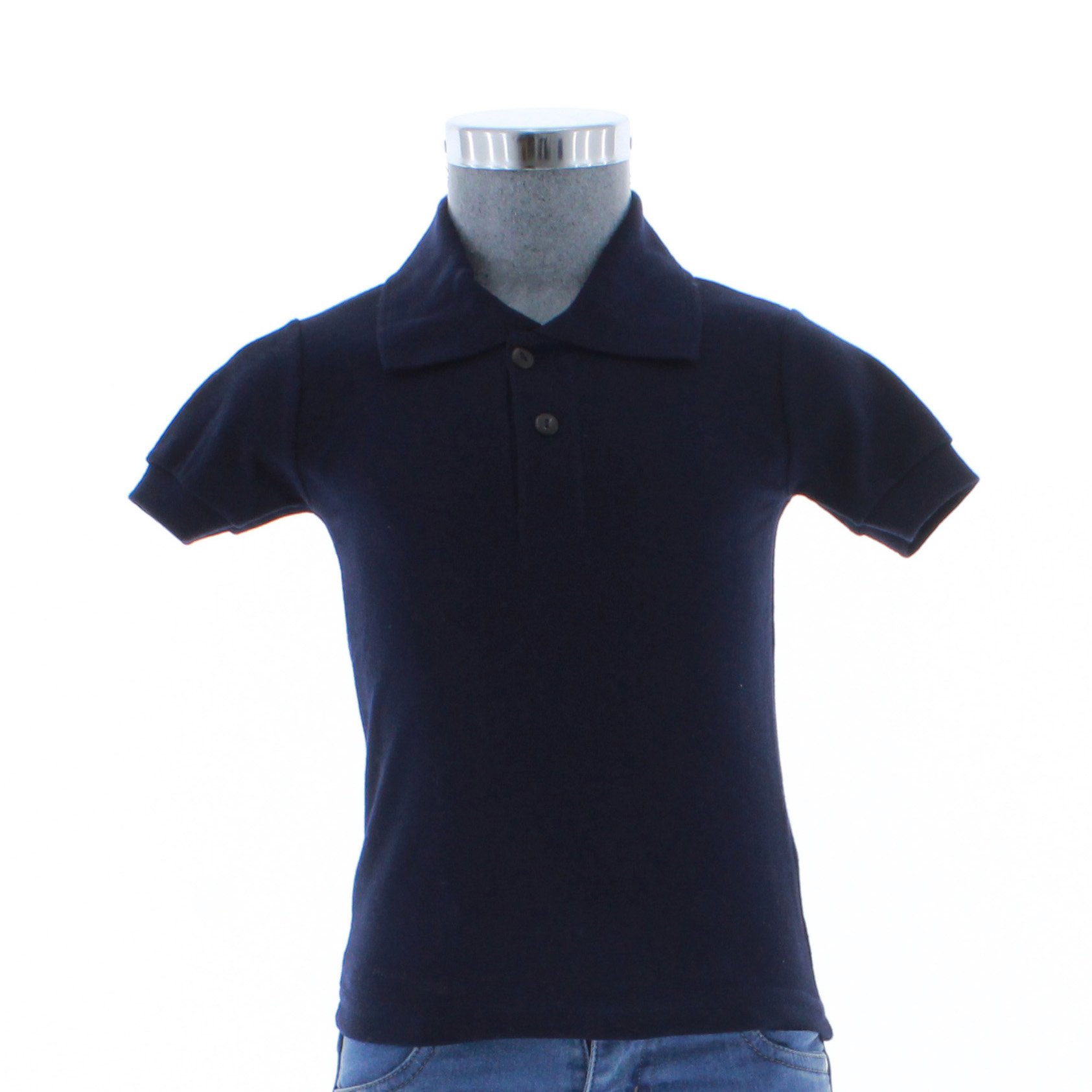 Foto 3 pulgar | Playera Para Niño Chicos Olé 3348 Azul Marino Tipo Polo