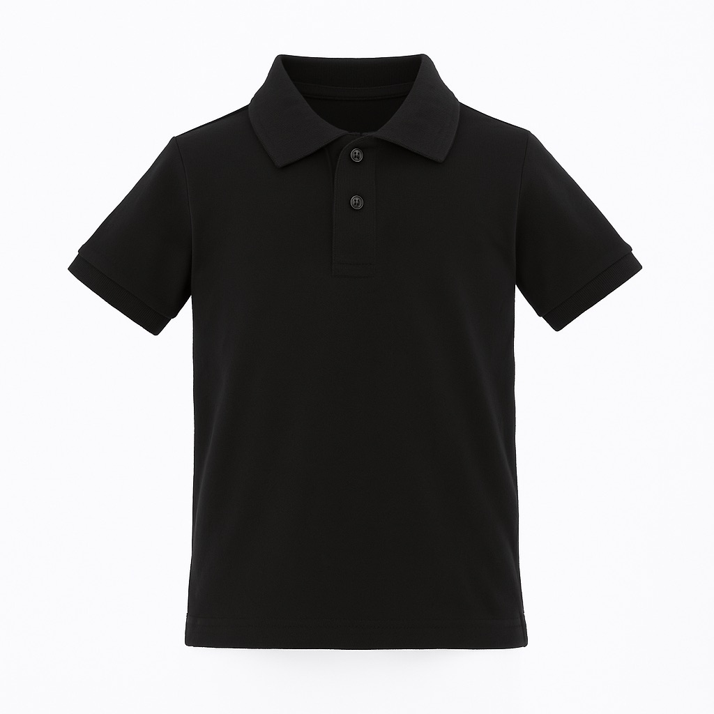Foto 2 pulgar | Playera Para Niño Chicos Olé 3345 Negro Tipo Polo