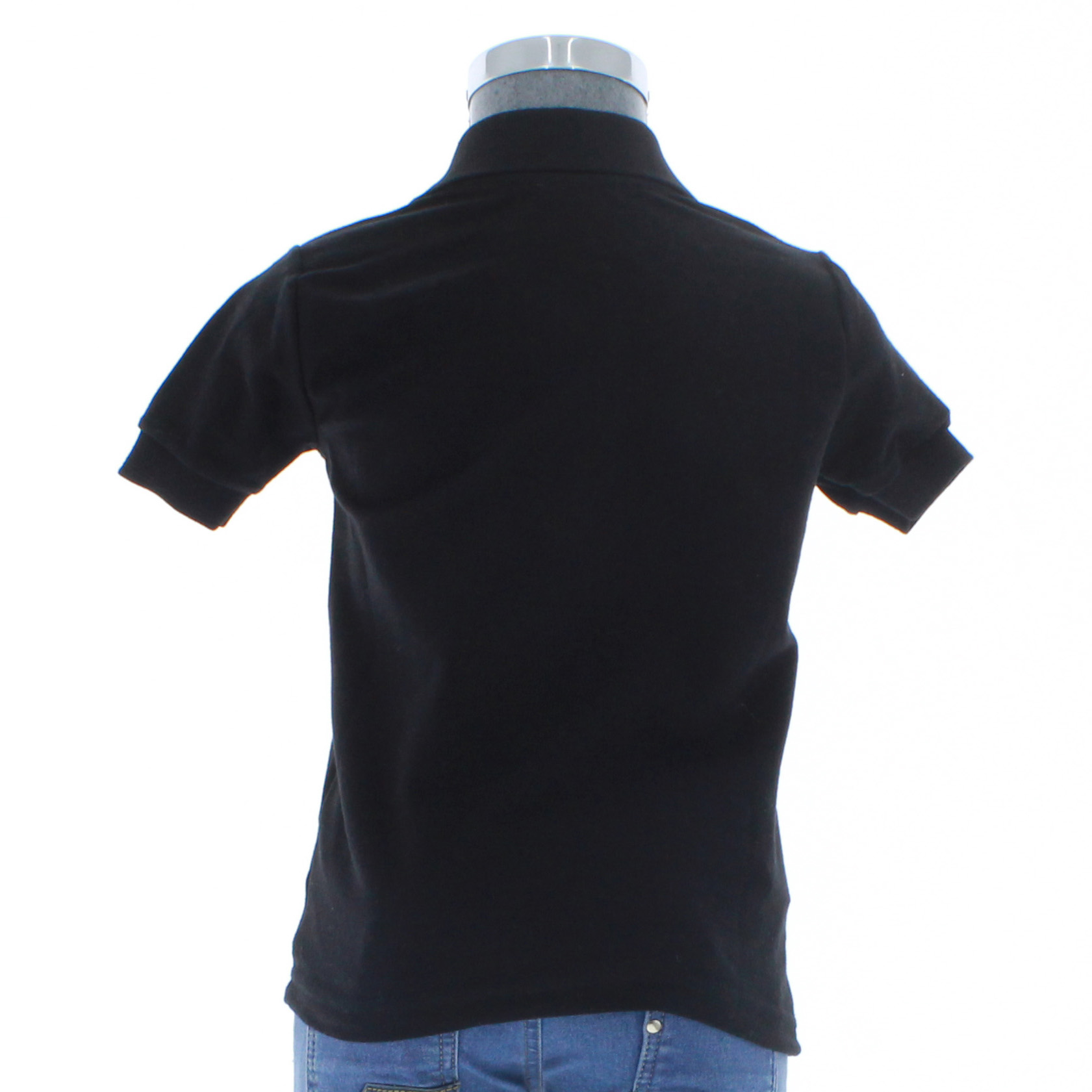 Foto 4 pulgar | Playera Para Niño Chicos Olé 3345 Negro Tipo Polo