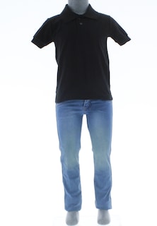 Foto 5 | Playera Para Niño Chicos Olé 3345 Negro Tipo Polo
