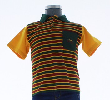 Foto 2 | Playera Para Niño Chicos Olé 3413 Amarillo Tipo Polo