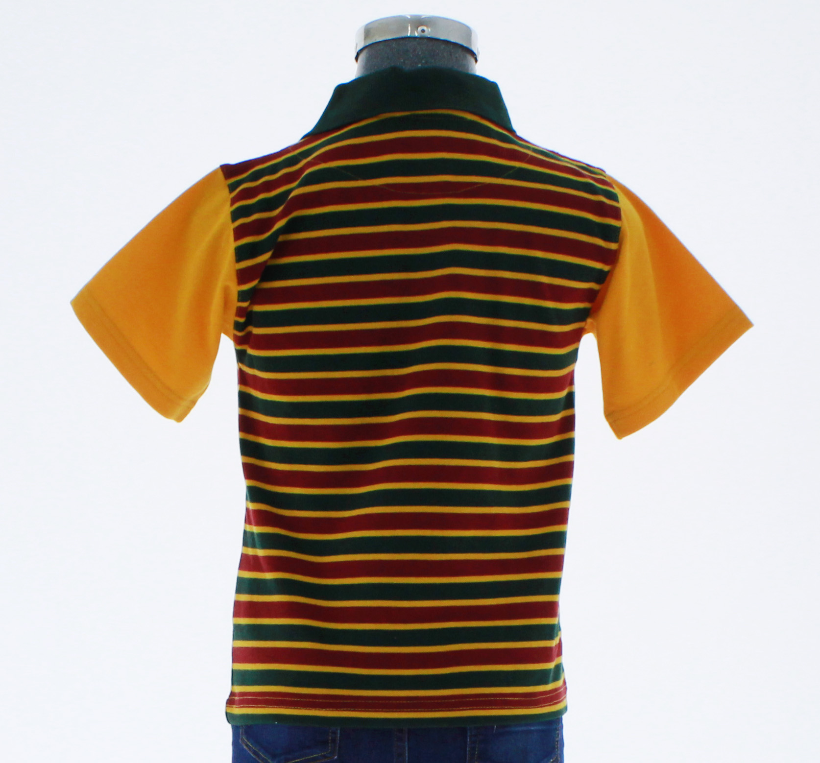 Foto 3 | Playera Para Niño Chicos Olé 3413 Amarillo Tipo Polo