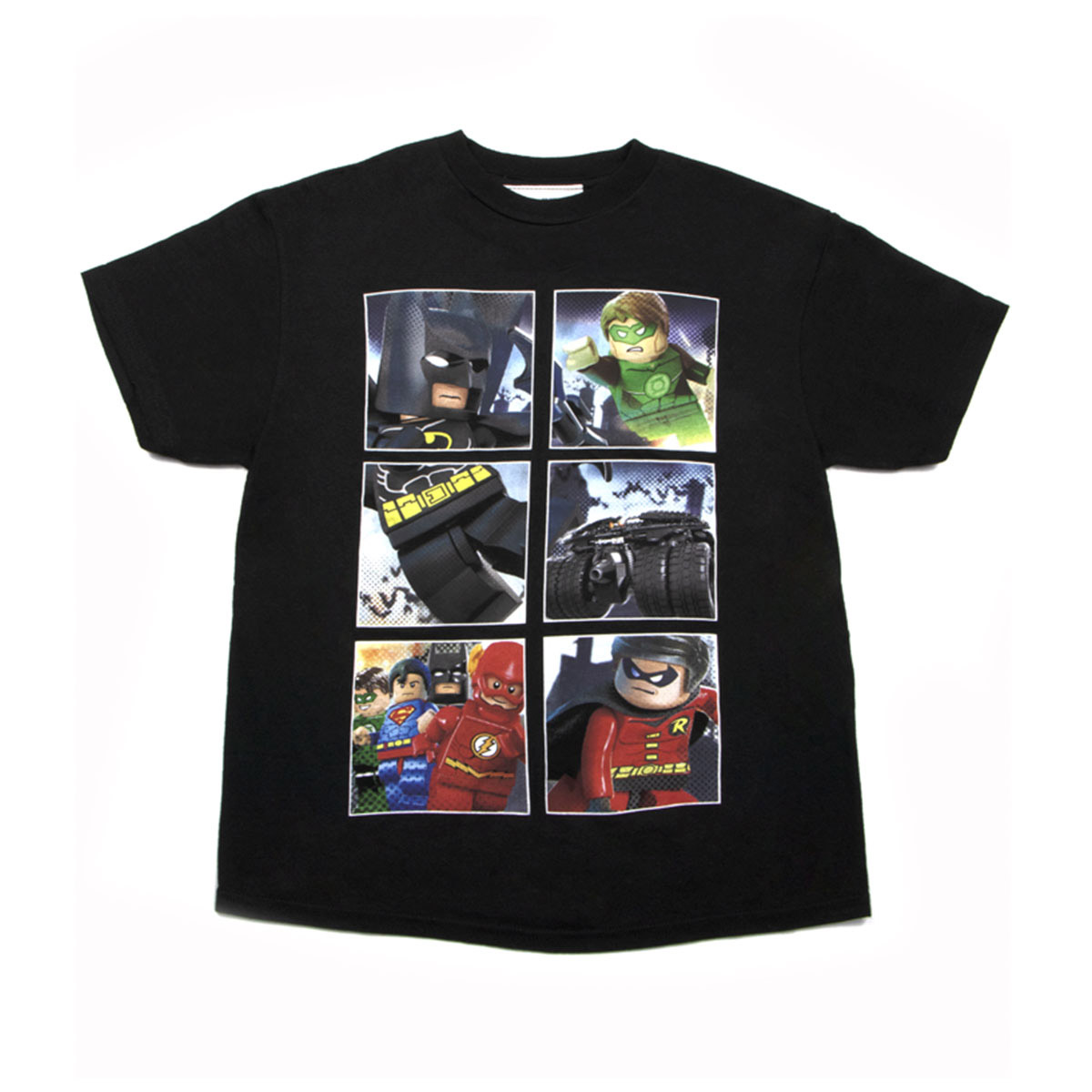 Foto 2 pulgar | Playera Lego Batman Liga de La Justicia color Negro para Niño