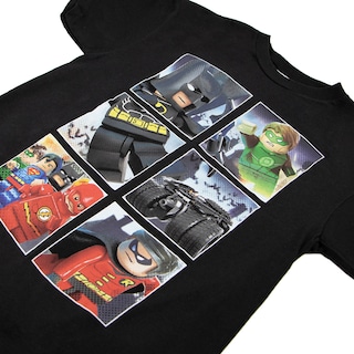 Foto 3 | Playera Lego Batman Liga de La Justicia color Negro para Niño