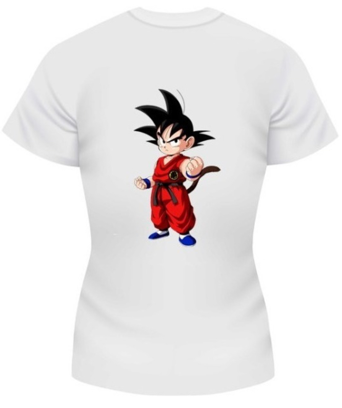 Playera Funbu Goku color Blanco para Niño