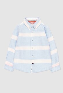 Foto 1 | Camisa de Lino Boboli Azul a Rayas para Niño