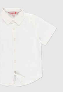 Foto 2 | Camisa Boboli Blanca Manga Corta para Niño