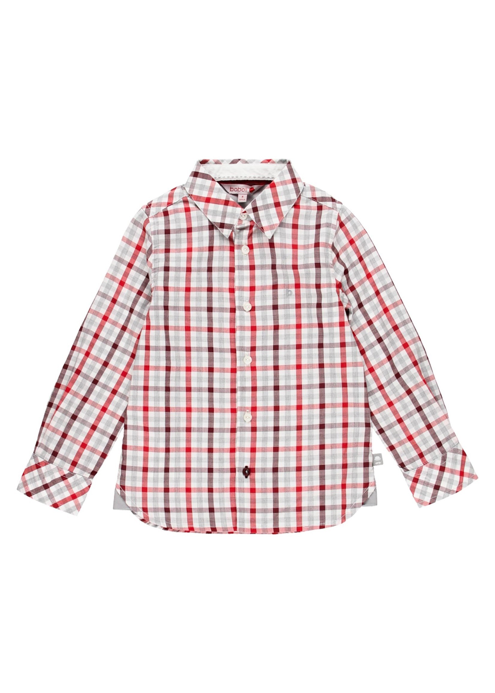 Camisa Boboli Roja Manga Larga para Niño $889