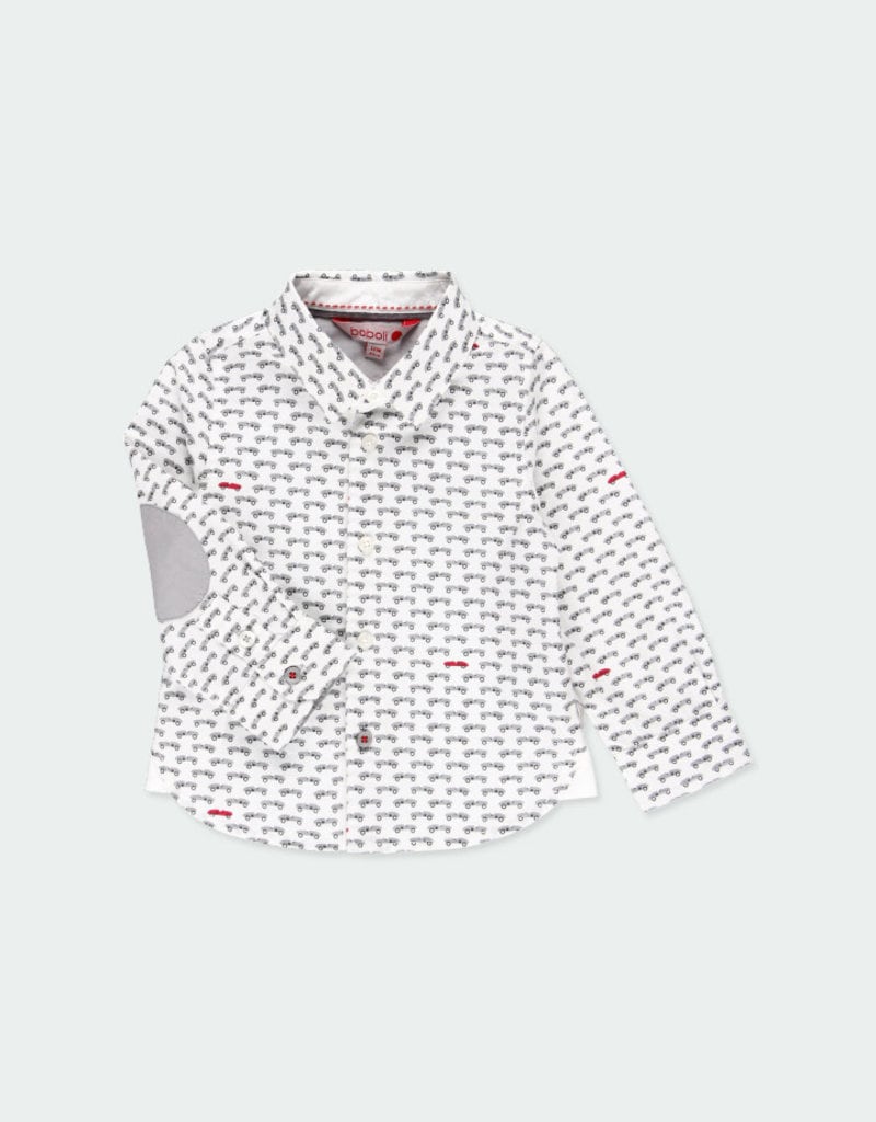 Camisa Estampado De Coches Para Bebe Y  Niño Boboli $599