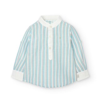 Foto 1 | Camisa de Lino Boboli Multicolor a Rayas para Niño