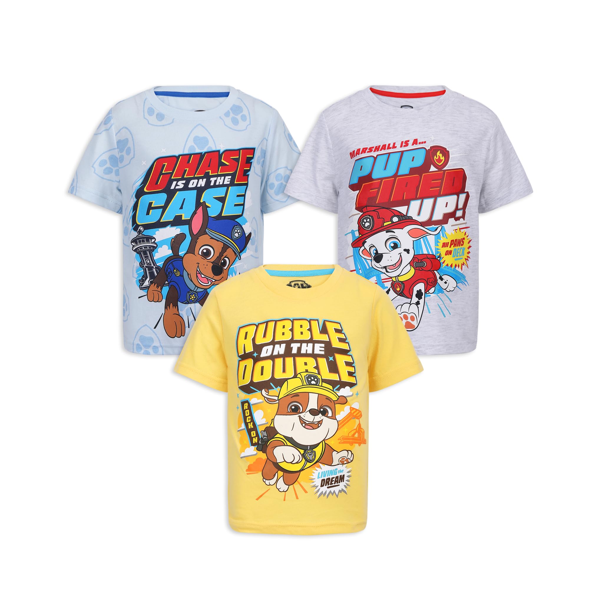 Camiseta Paw Patrol Nickelodeon Boys Paquete De 3 Para Bebés Y Niños - Venta Internacional $919