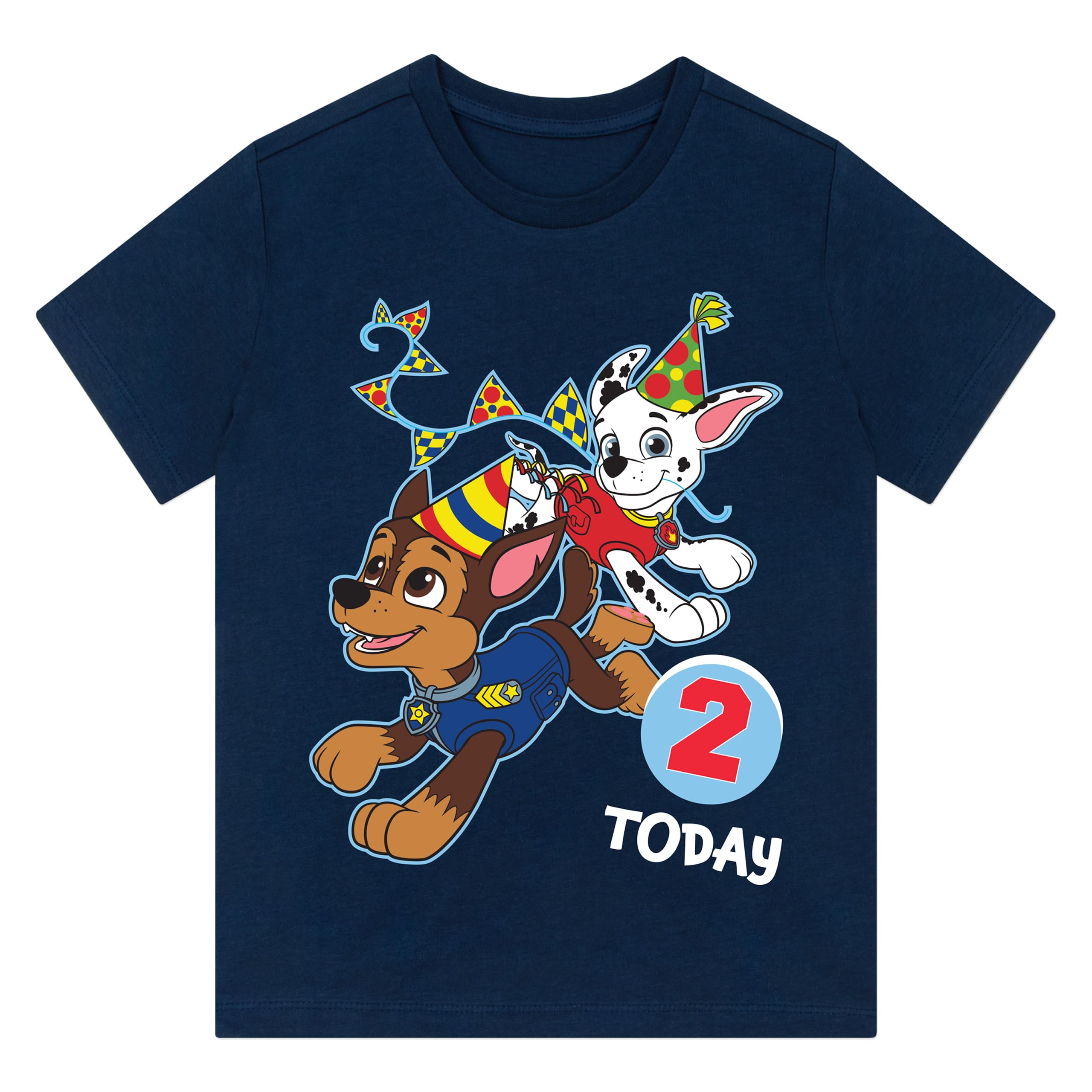 Foto 4 pulgar | Camiseta Paw Patrol Birthday Boy Azul de Algodón - Venta Internacional