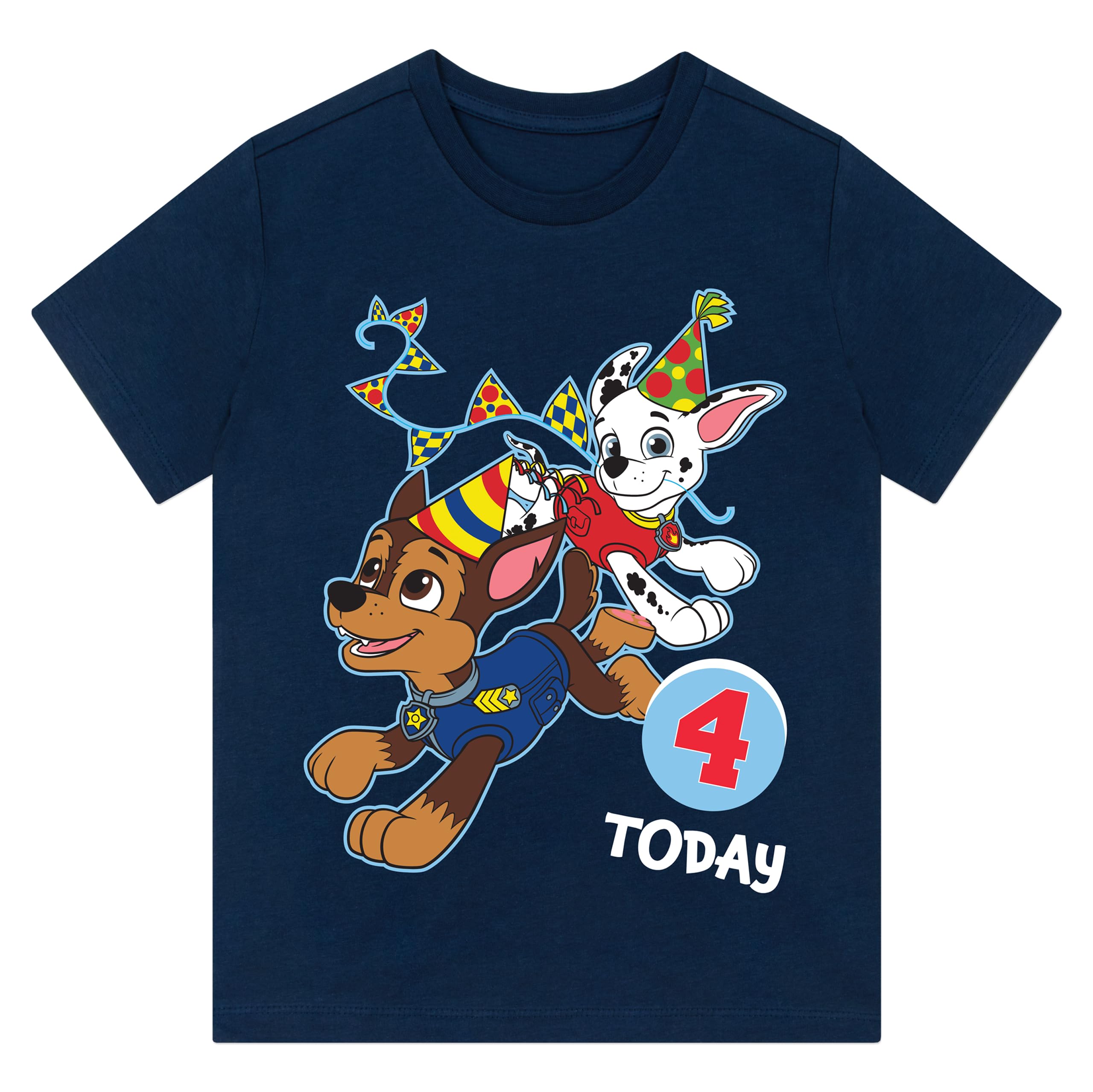 Foto 5 pulgar | Camiseta Paw Patrol Birthday Boy Azul de Algodón - Venta Internacional