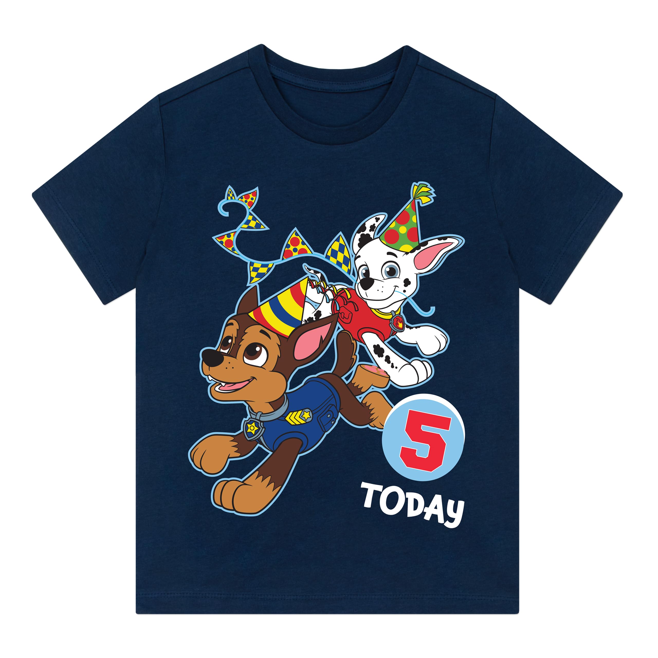 Foto 7 pulgar | Camiseta Paw Patrol Birthday Boy Azul de Algodón - Venta Internacional