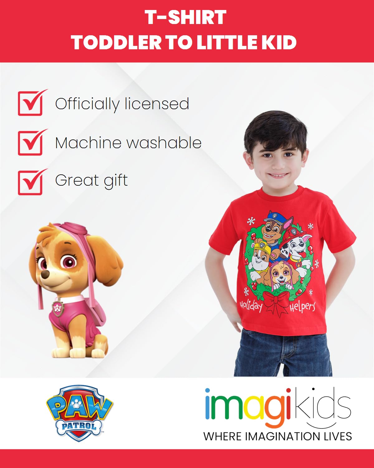 Foto 3 pulgar | Camiseta Paw Patrol Skye Chase Marshall Rubble para Niños de 6 Años - Venta Internacional