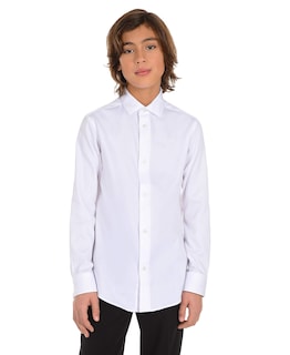 Foto 2 | Camisa Calvin Klein de Satén Manga Larga para Niño - Venta Internacional
