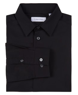 Foto 2 | Camisa Calvin Klein de Manga Larga Negro para Niños - Venta Internacional