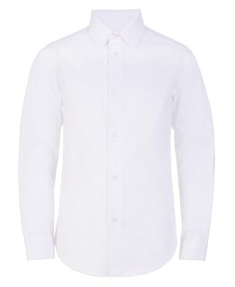 Foto 1 | Camisa Calvin Klein de Manga Larga Blanca para Niños - Venta Internacional