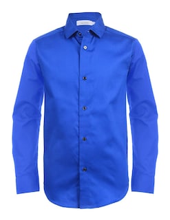 Foto 1 | Camisa Calvin Klein Azul para Niño-Venta Internacional
