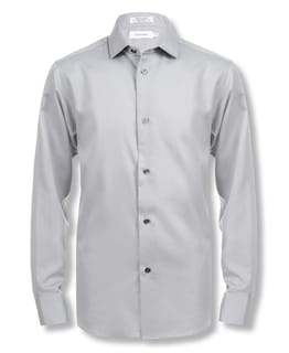 Foto 1 | Camisa Calvin Klein Gris Manga Larga para Niño - Venta Internacional