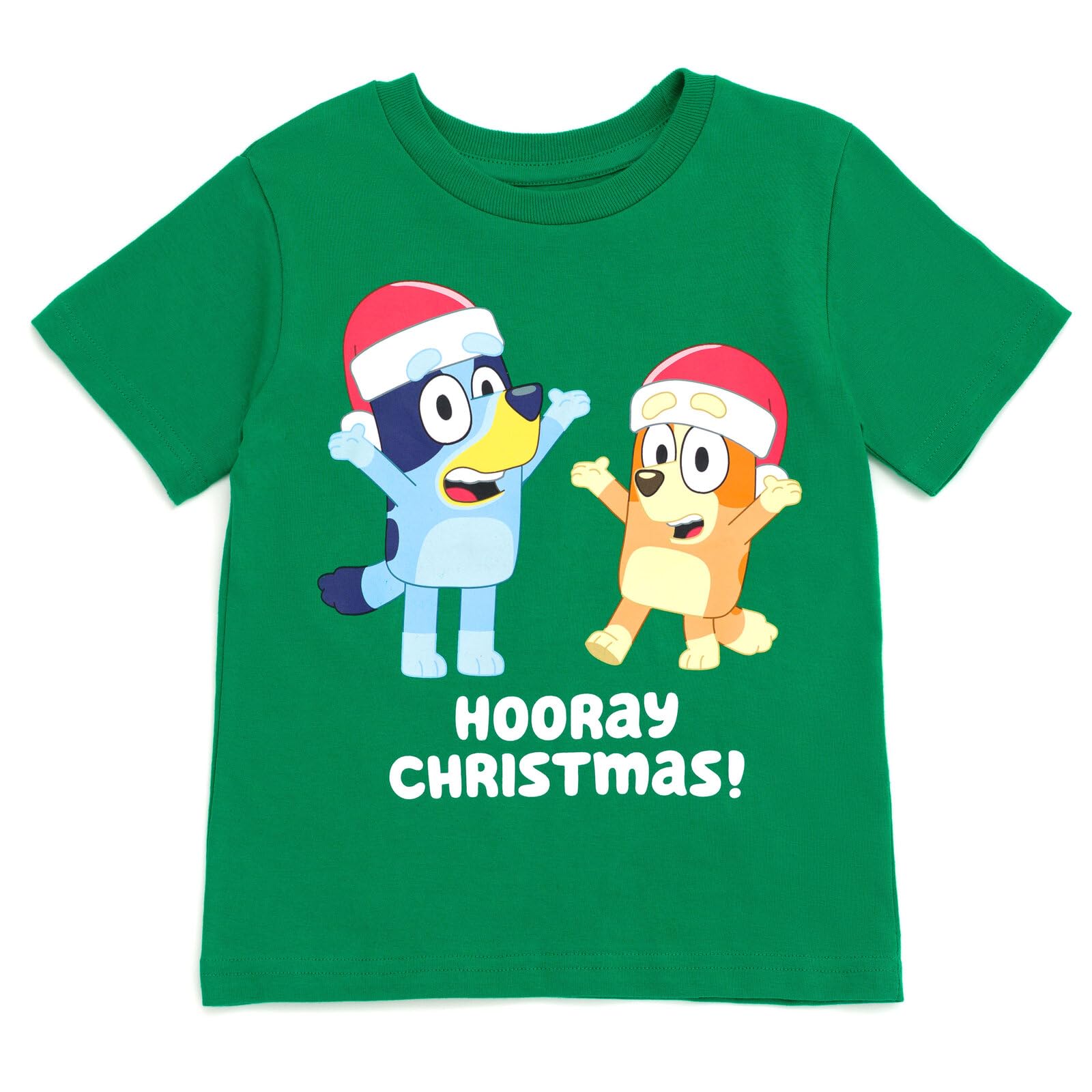 Foto 2 pulgar | Camiseta Bluey Bingo Christmas Para Niños Pequeños Verde 6 Años - Venta Internacional.