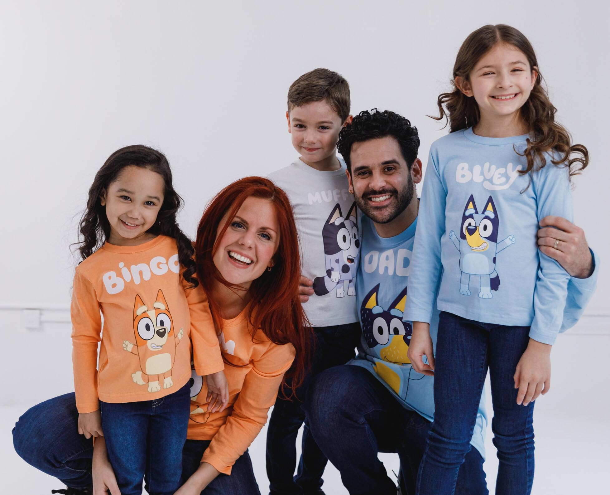 Foto 6 pulgar | Camiseta Bluey Muffin Little Boys De Manga Larga Para Niños De 6 Años - Venta Internacional.