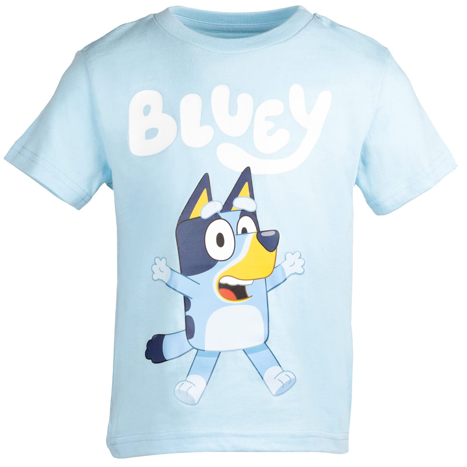 Foto 4 pulgar | Pack De 3 Camisetas Bluey Bingo Little Boys, Color Naranja/azul/gris, Talla 6 - Venta Internacional.