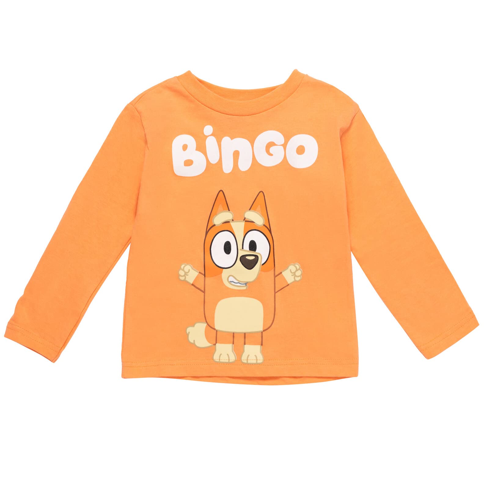 Foto 4 pulgar | Camiseta Bluey Bingo Little Boys De Manga Larga Para 6 Años - Venta Internacional.