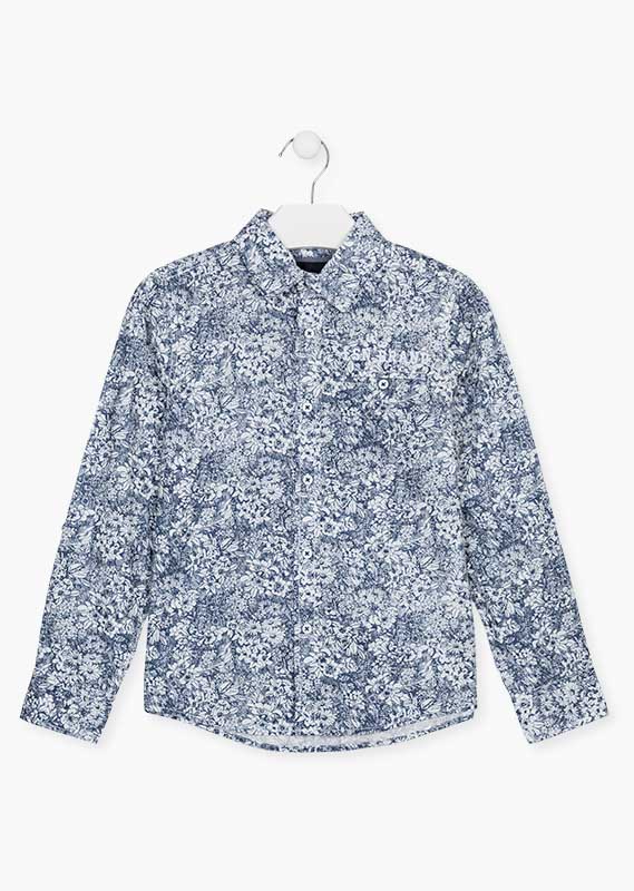 Camisa Con Estampado Floral Para Niño Losan