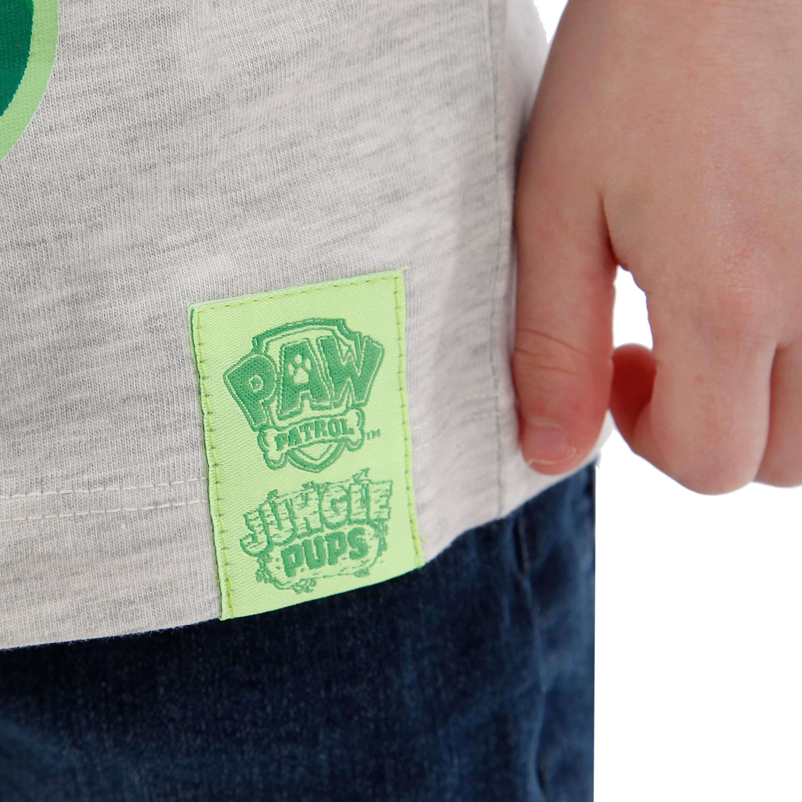 Foto 4 | Camiseta Paw Patrol Jungle Pups Para Niños, Gris, Talla 4, Verano - Venta Internacional.
