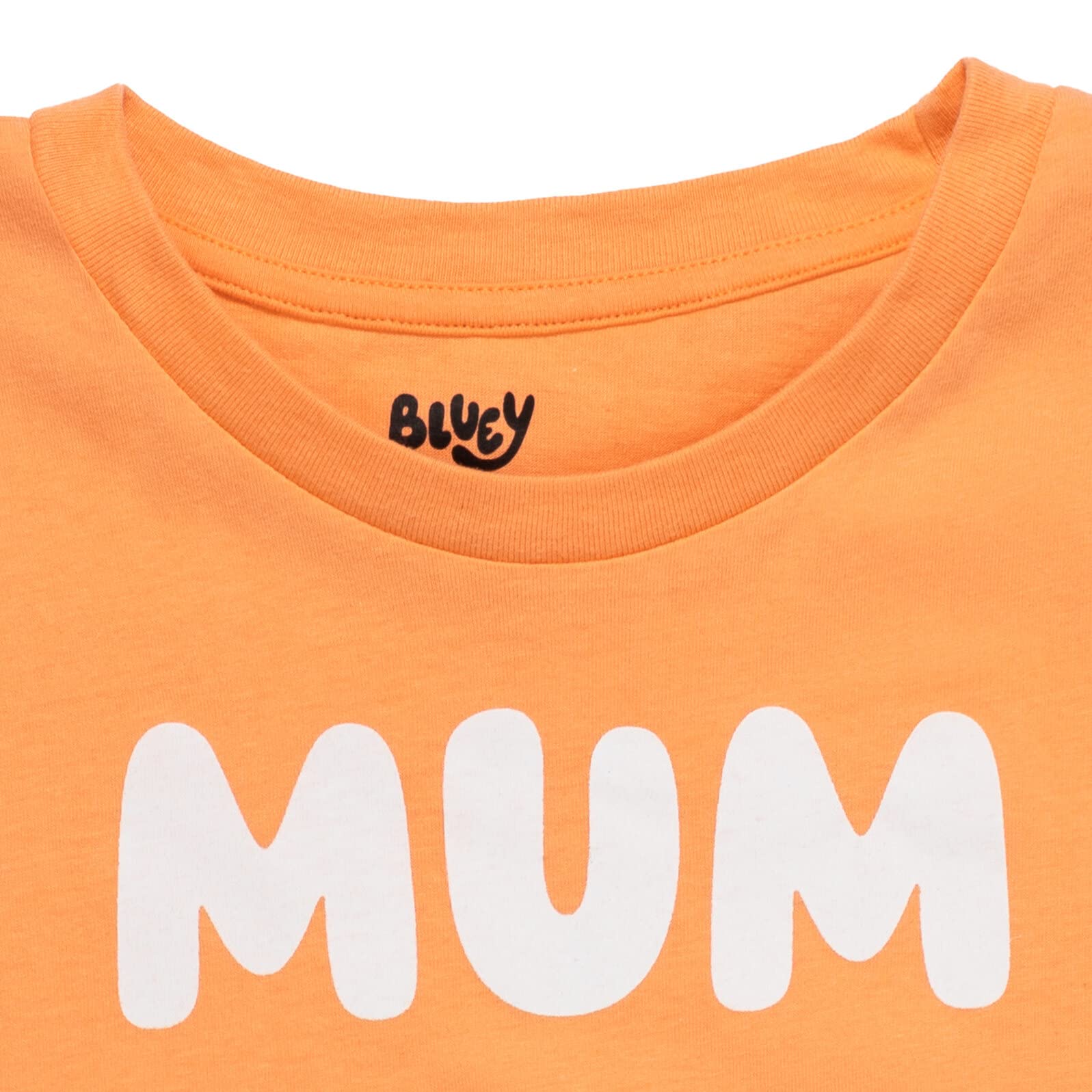 Foto 5 pulgar | Camiseta Bluey Mum Para Mujer Chilli Blue Talla M - Venta Internacional.