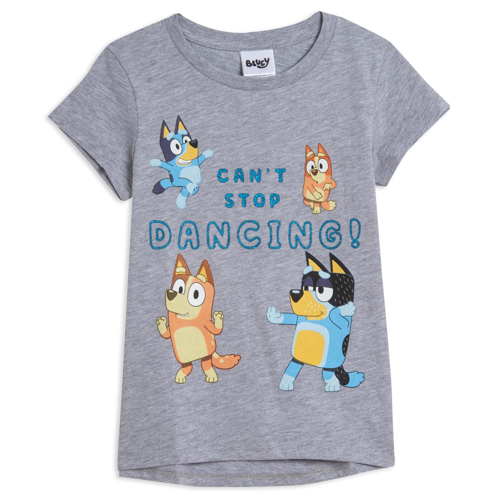 Foto 2 pulgar | Camiseta Bluey Family Bingo Bandit Mom Para Niñas, Color Gris, Talla 4 - Venta Internacional.