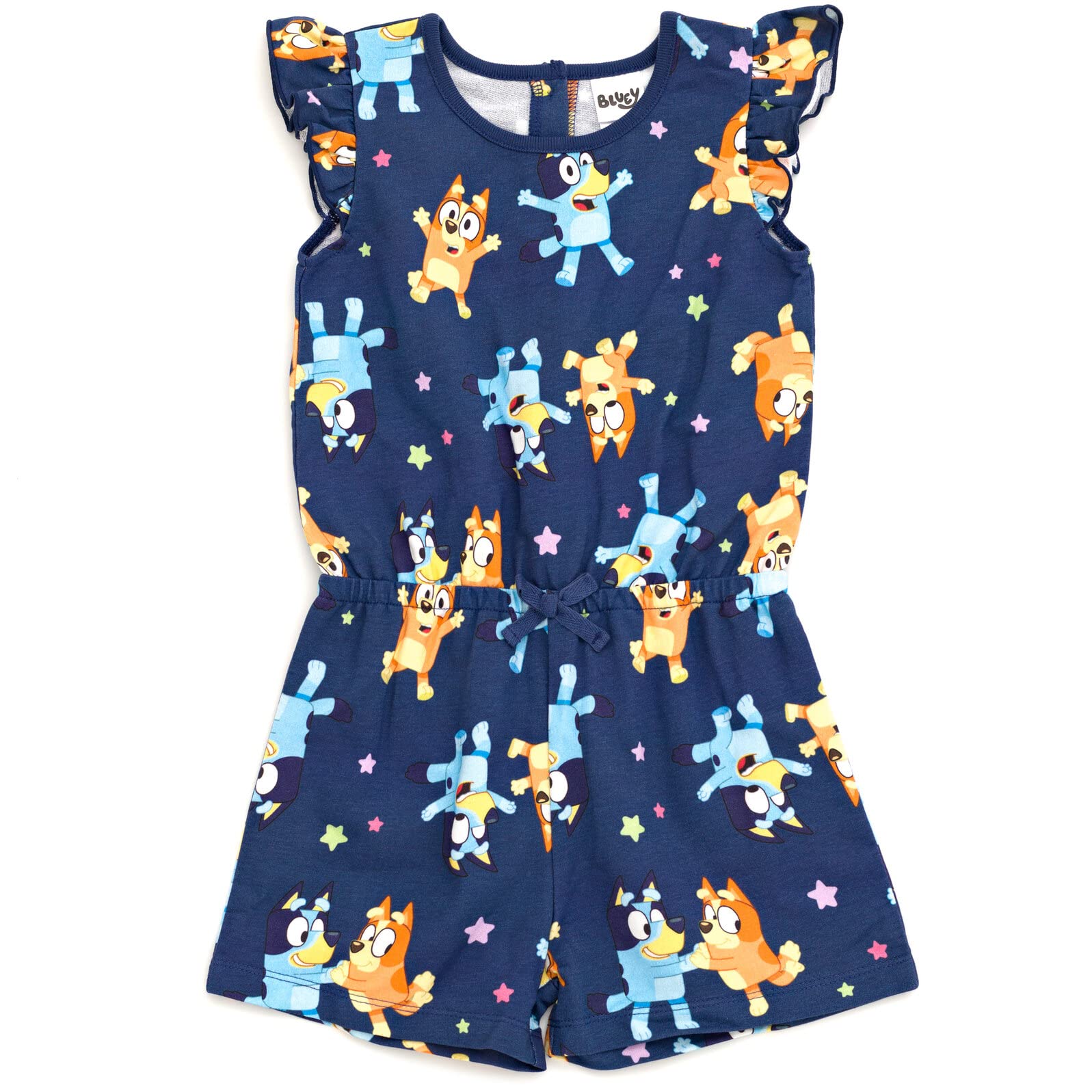 Romper Bluey Bingo French Terry Para Niñas De 18 A 24 Meses - Venta Internacional.