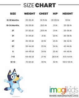 Foto 7 | Romper Bluey Bingo French Terry Para Niñas De 18 A 24 Meses - Venta Internacional.