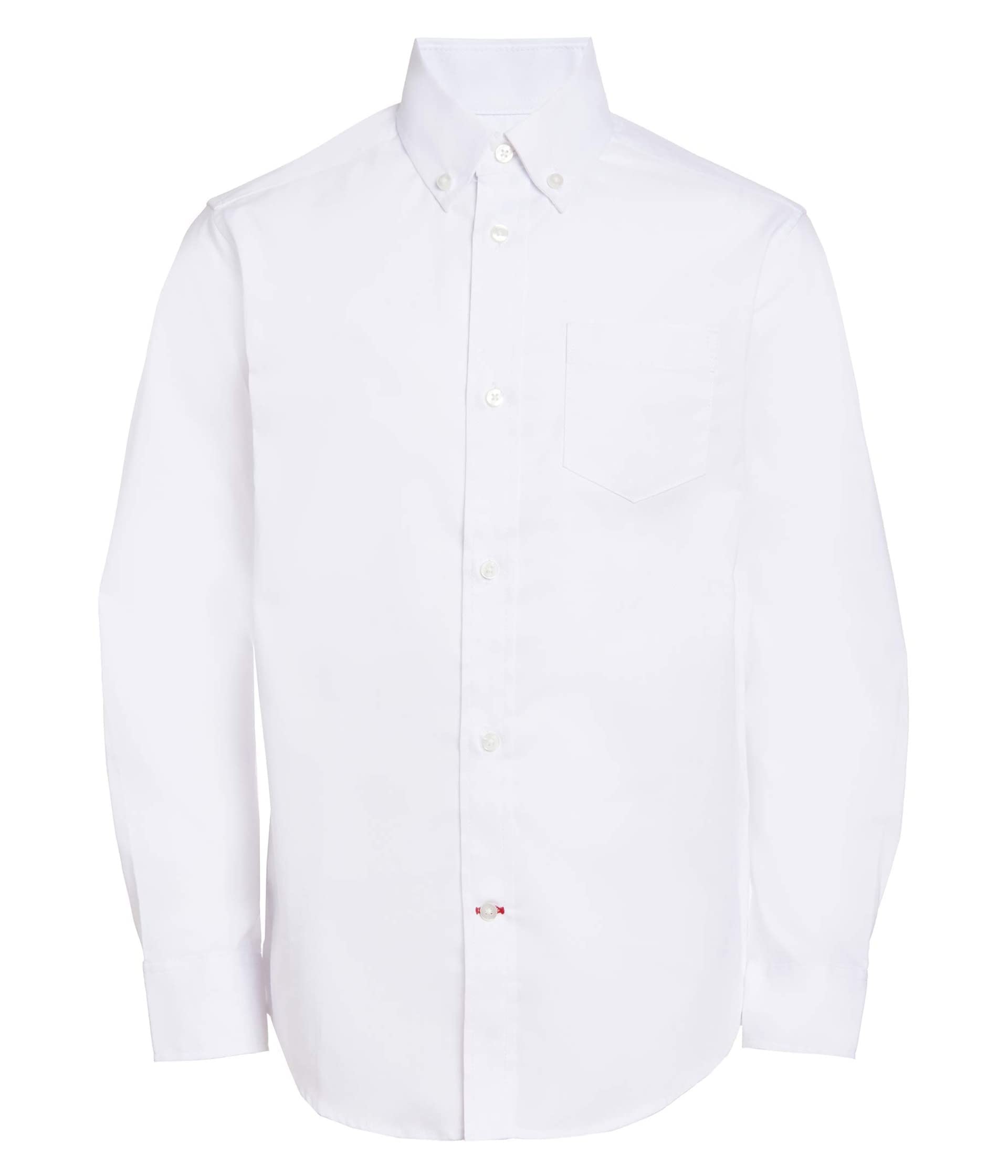 Foto 2 pulgar | Camisa Tommy Hilfiger Pinpoint Oxford Blanca Para Niños Talla 8 - Venta Internacional.