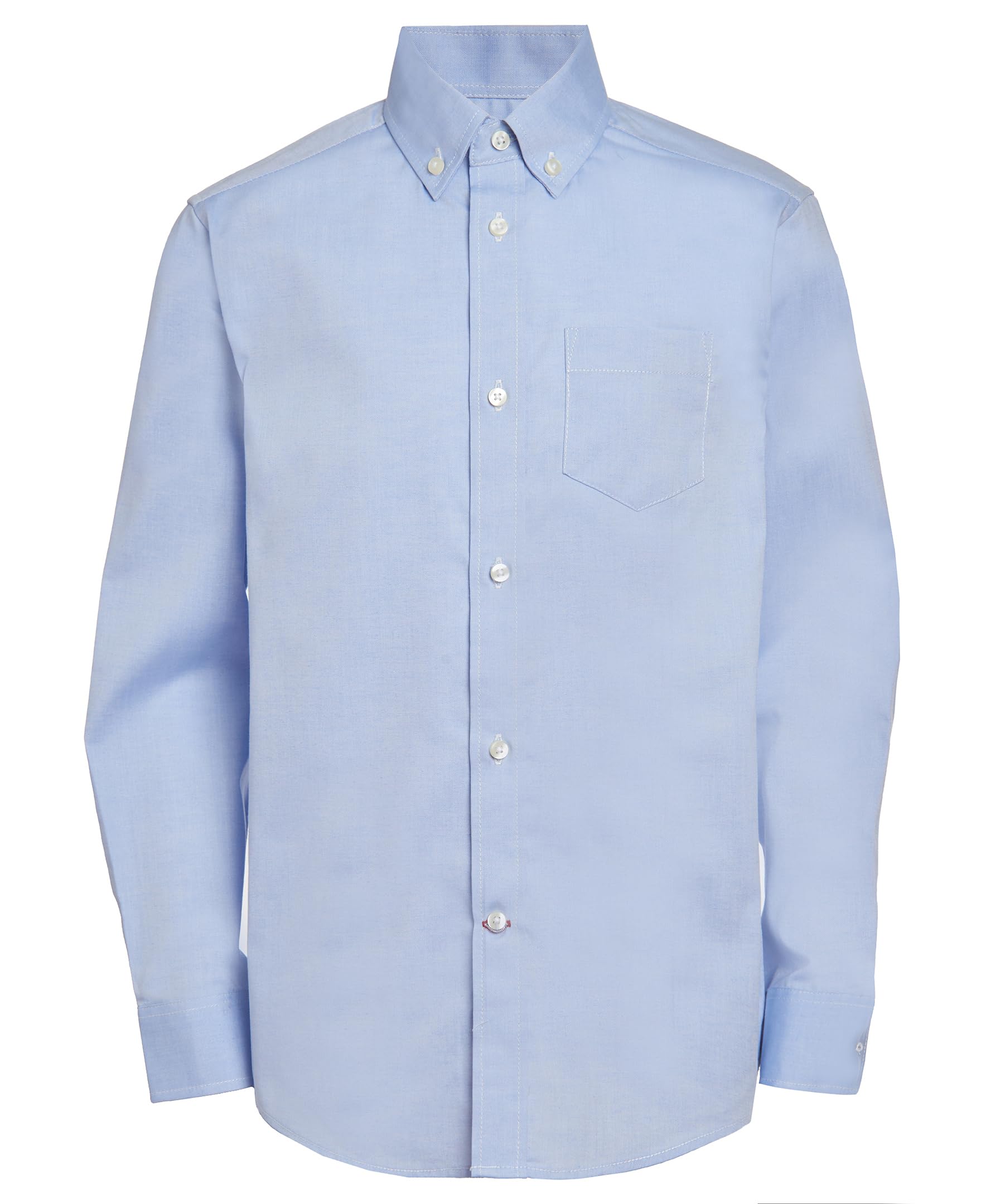 Camisa Oxford Tommy Hilfiger Para Niños, Manga Larga, Azul, Talla 20 - Venta Internacional.