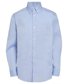 Foto 1 | Camisa Oxford Tommy Hilfiger Para Niños, Manga Larga, Azul, Talla 20 - Venta Internacional.