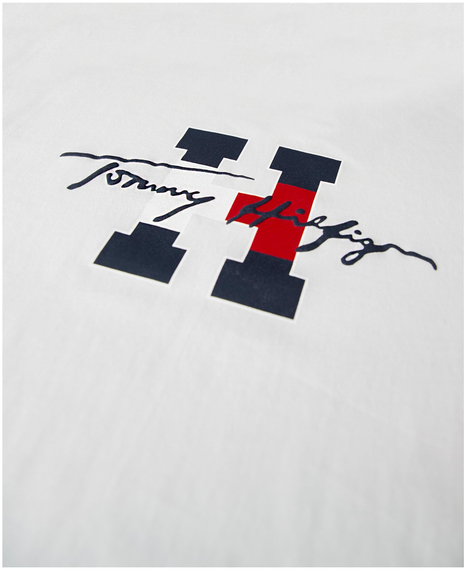Foto 3 pulgar | Camiseta Tommy Hilfiger Para Niños De Manga Corta A La Moda 8 Años - Venta Internacional.