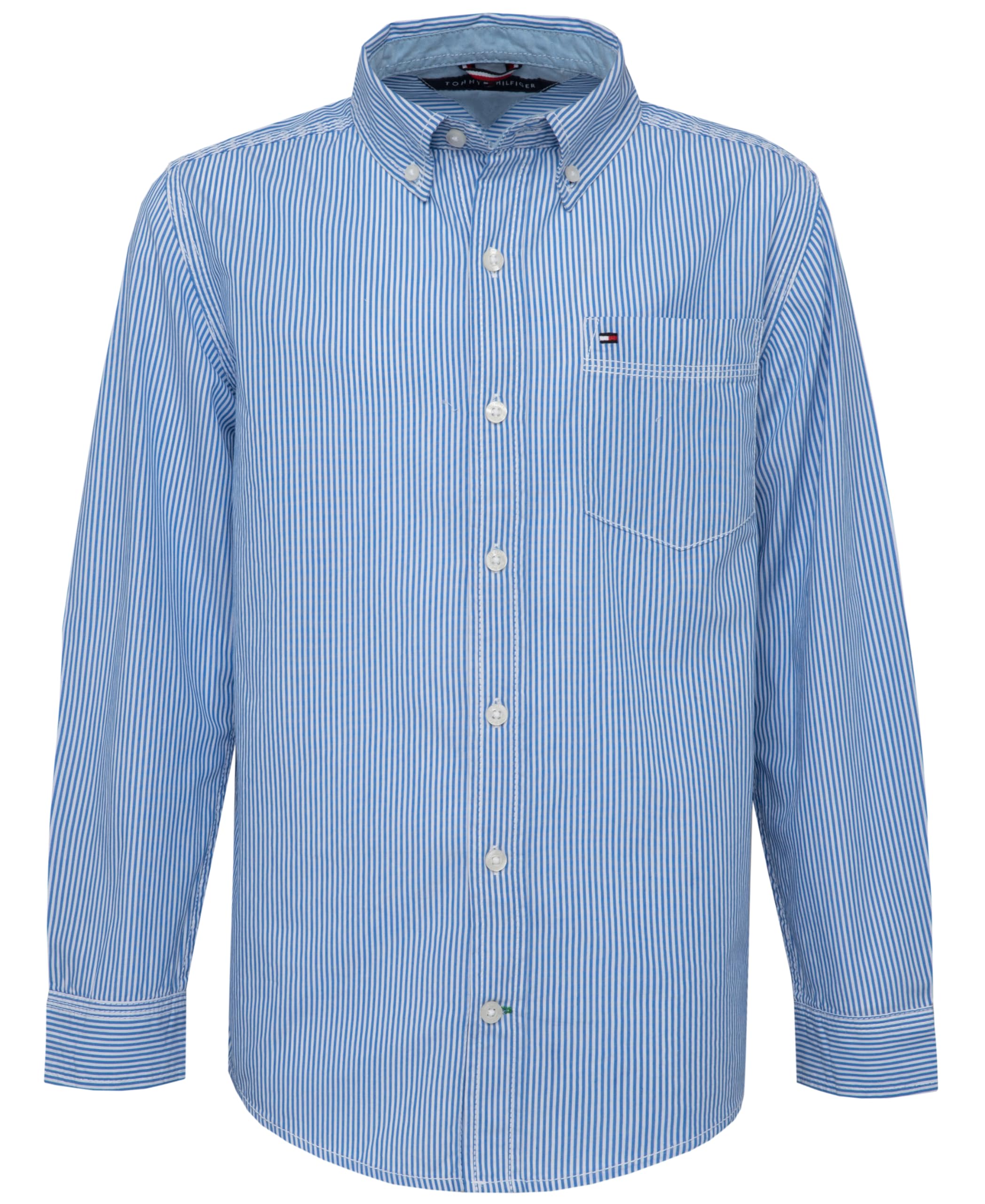 Camisa Tommy Hilfiger Tommy Stripe 2t Para Niños Pequeños - Azul - Venta Internacional.