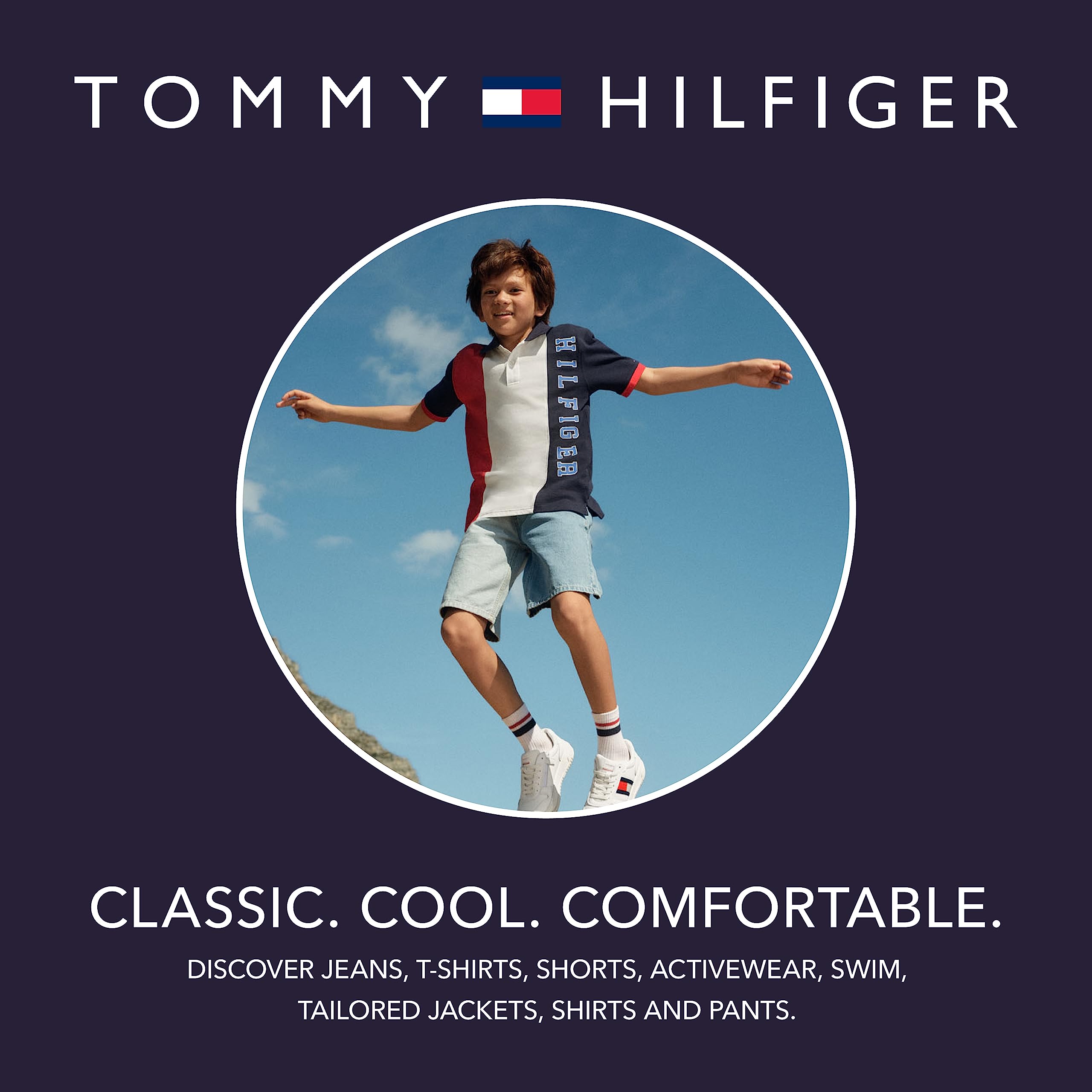 Foto 2 | Polo Tommy Hilfiger Para Niños De Manga Corta Ivy 8 Años - Venta Internacional.