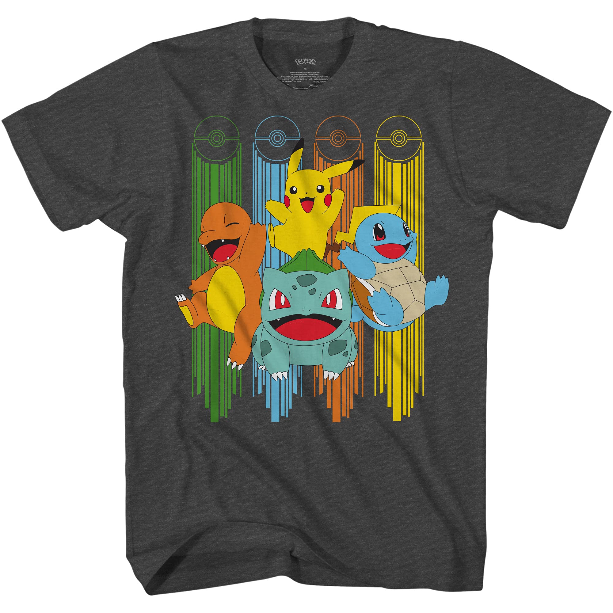 Camiseta Pokémon Big Boys Pikachu Kanto Para Niños (s) De 6 A 7 Años - Venta Internacional.