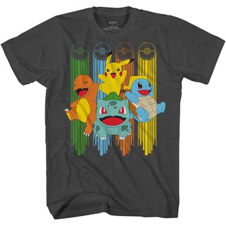 Foto 1 | Camiseta Pokémon Big Boys Pikachu Kanto Para Niños (s) De 6 A 7 Años - Venta Internacional.
