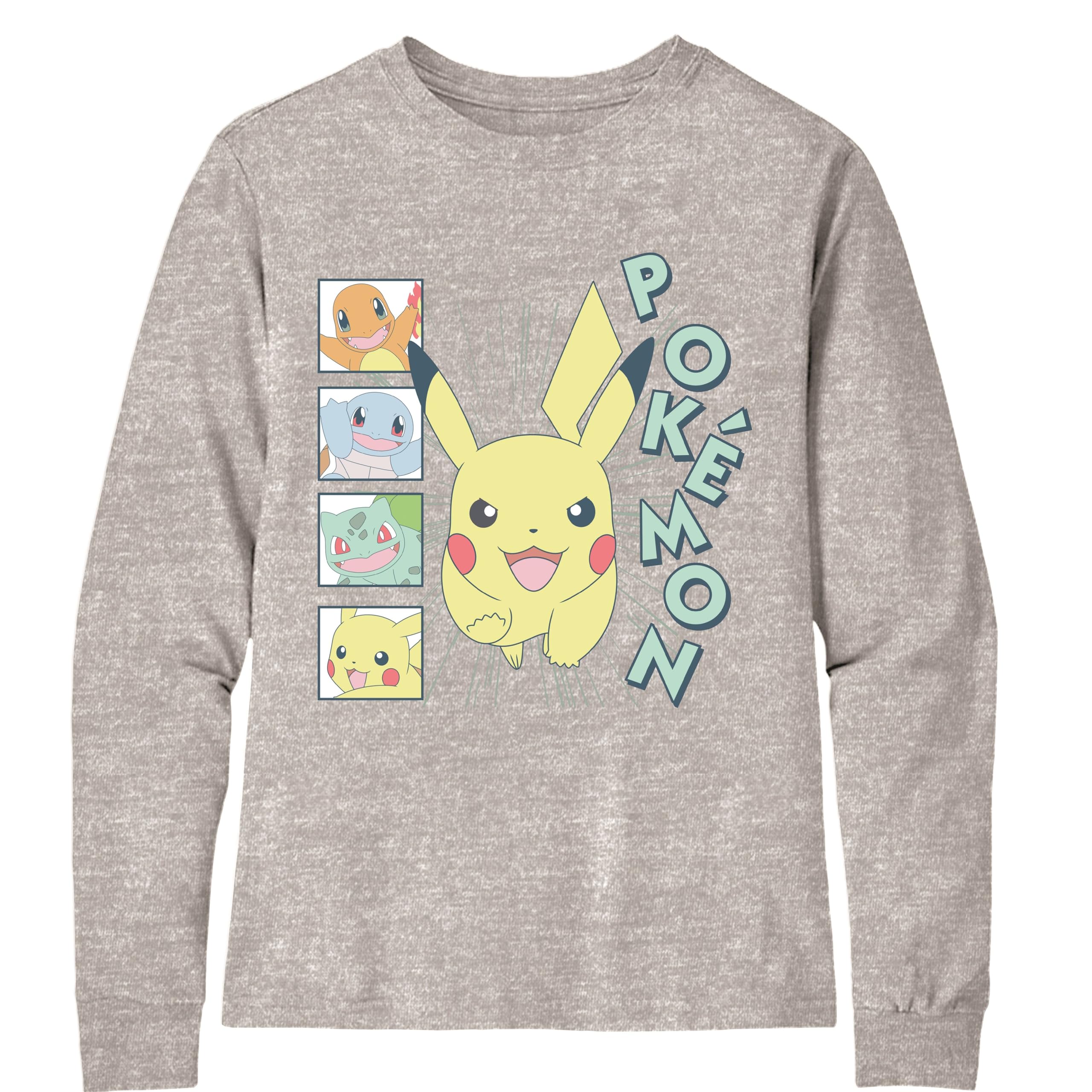 Foto 2 pulgar | Camiseta Pokémon Big Boys Charizard De Manga Larga, Xs-xl - Venta Internacional.