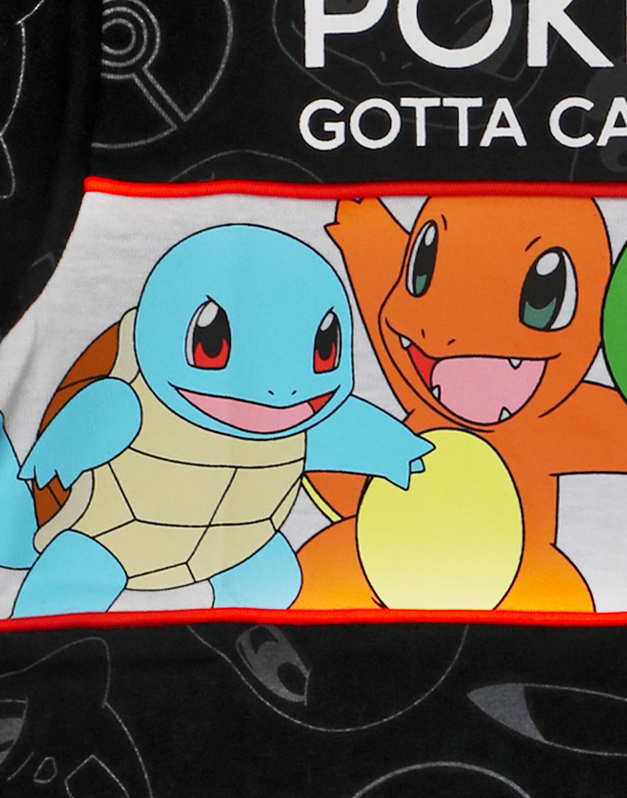Foto 7 pulgar | Camiseta Pokémon Para Niños Verde/negra Con Pikachu Squirtle Bulbasaur - Venta Internacional.